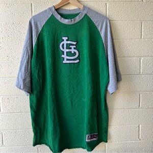 Vintage St Louis Cardinals Baseball raglan sleeve T Shirt Men’s Size XL Y2K